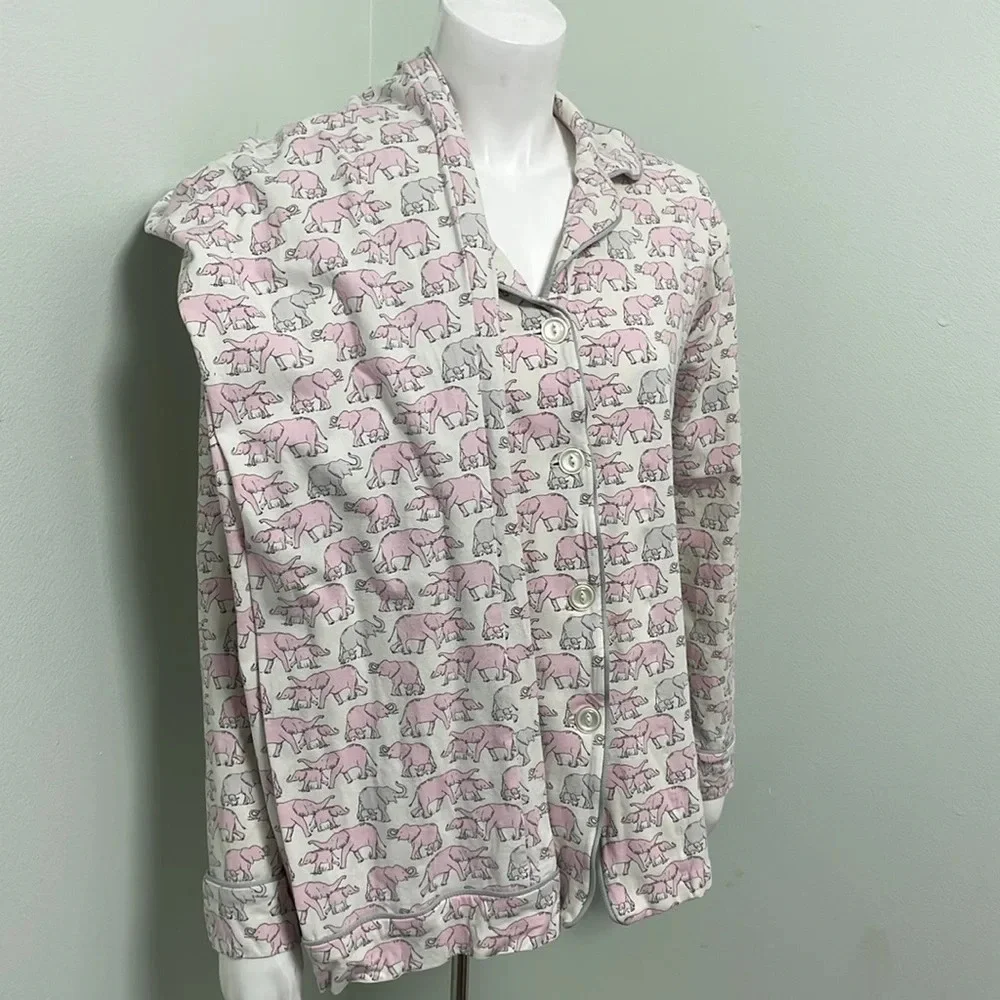 BedHead Pink Elephant Pajama Set Small